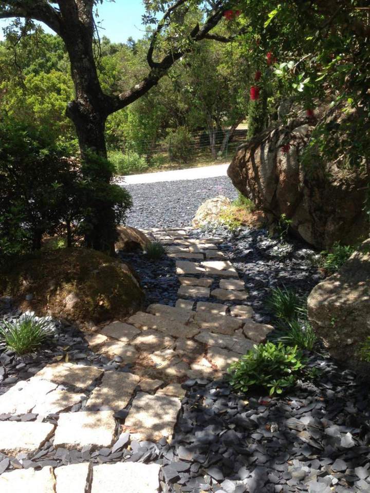 Construction de muret paysager Corse