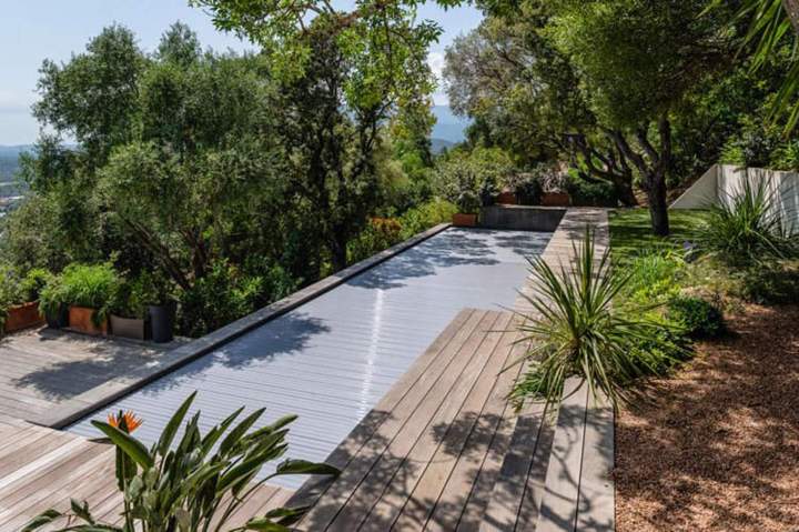 Création de jardins et bassins par architecte paysagiste Corse 