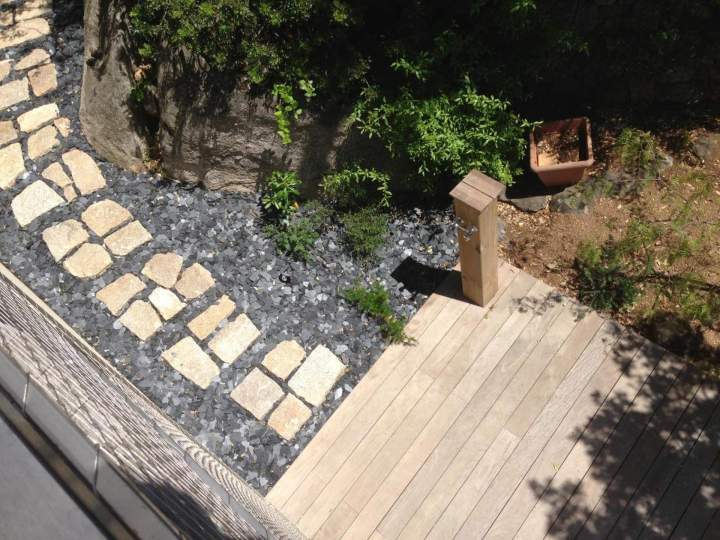 Dallage extérieur en pierre naturelle Corse